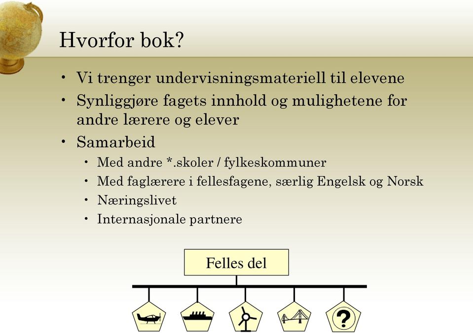 innhold og mulighetene for andre lærere og elever Samarbeid Med