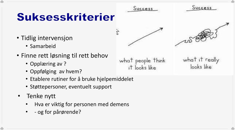 Etablere rutiner for å bruke hjelpemiddelet Støttepersoner,