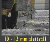 Kombinasjonsplog Seksjonsoppdelt plog Sideplog V-plog Slapseelementer Underliggende skjær Bakmontert skjær 47 Vegstål Slett stål 10/12 mm God skrapeevne Benyttes ved snø- og