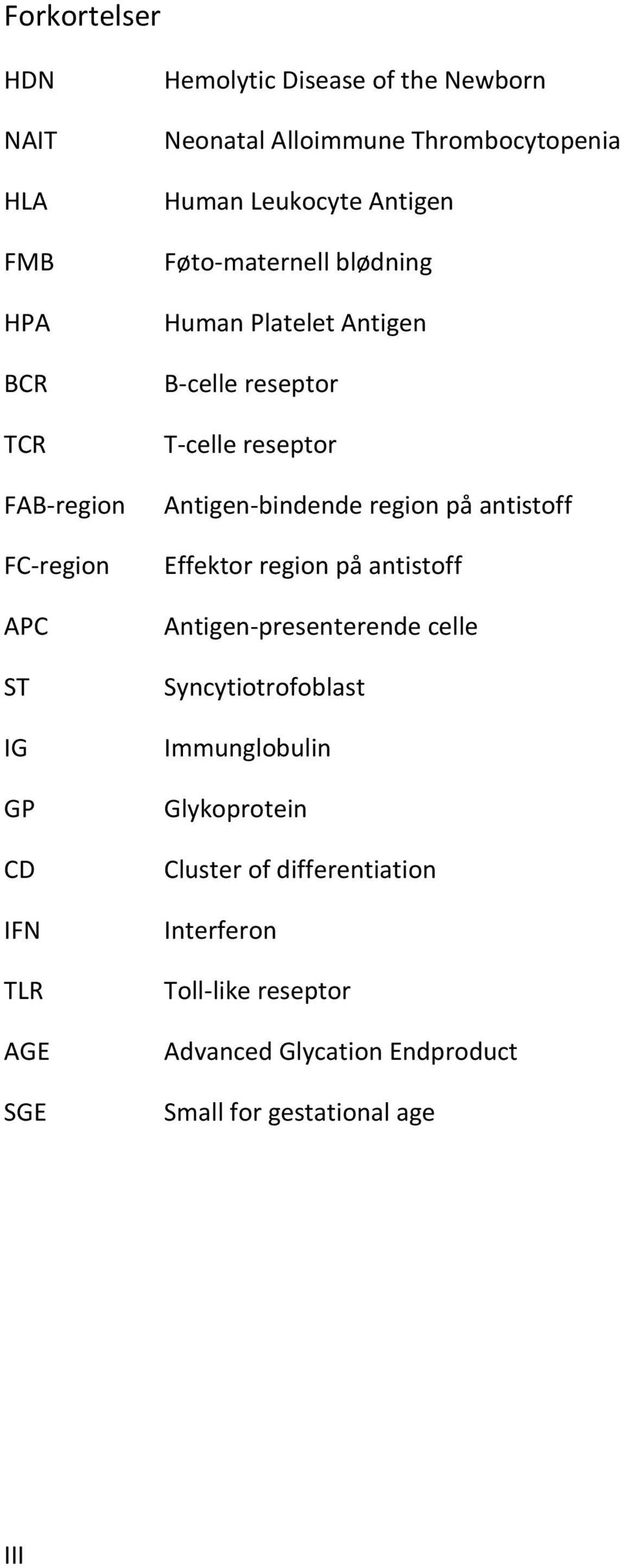 T-celle reseptor Antigen-bindende region på antistoff Effektor region på antistoff Antigen-presenterende celle Syncytiotrofoblast