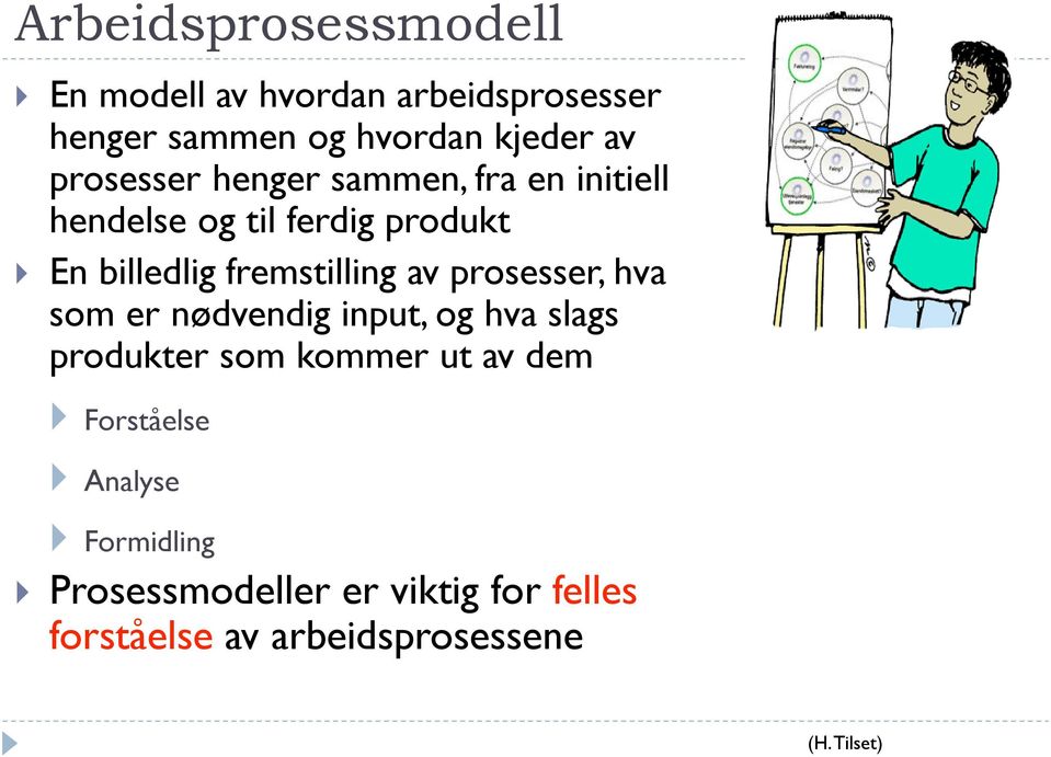 fremstilling av prosesser, hva som er nødvendig input, og hva slags produkter som kommer ut av