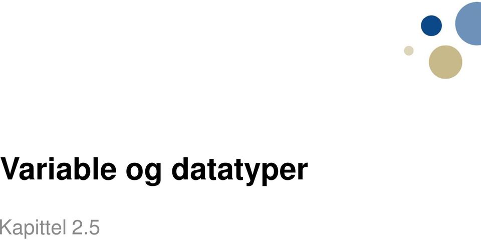 datatyper