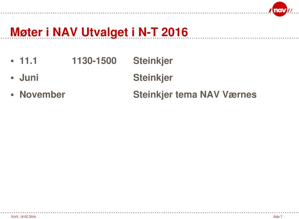 November Steinkjer Steinkjer