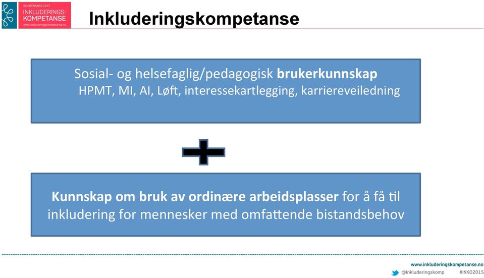 arbeidsplasser for å få <l inkludering for mennesker med omfa=ende bistandsbehov SchaA