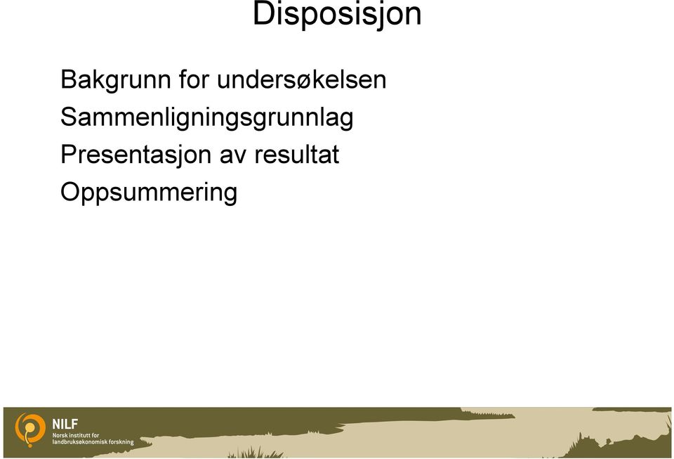 Sammenligningsgrunnlag