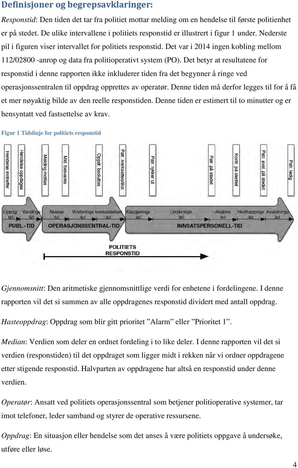 Det var i 2014 ingen kobling mellom 112/02800 -anrop og data fra politioperativt system (PO).