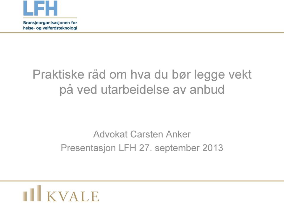 av anbud Advokat Carsten Anker