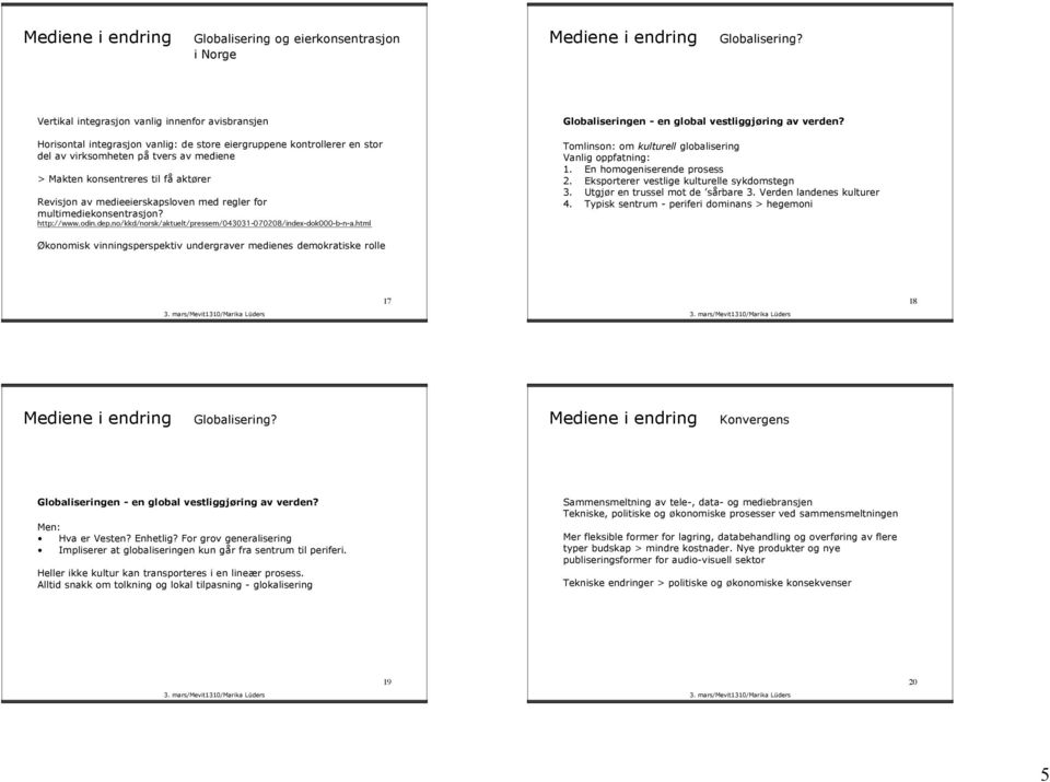 aktører Revisjon av medieeierskapsloven med regler for multimediekonsentrasjon? http://www.odin.dep.no/kkd/norsk/aktuelt/pressem/043031-070208/index-dok000-b-n-a.