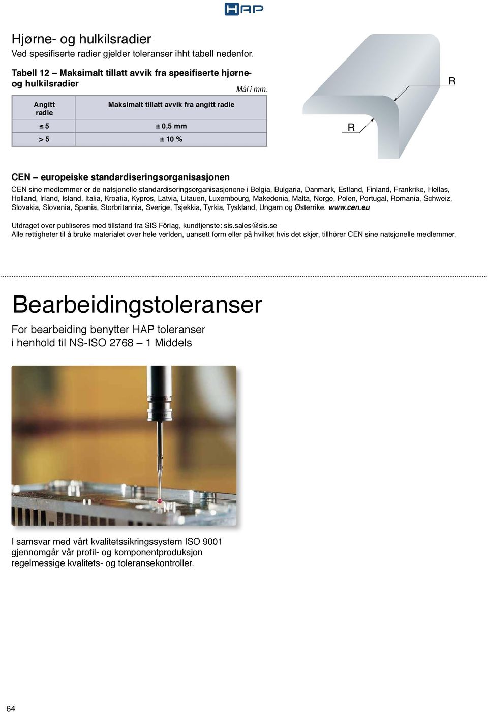 sine medlemmer er de natsjonelle standardiseringsorganisasjonene i elgia, ulgaria, Danmark, Estland, Finland, Frankrike, ellas, olland, Irland, Island, Italia, Kroatia, Kypros, Latvia, Litauen,