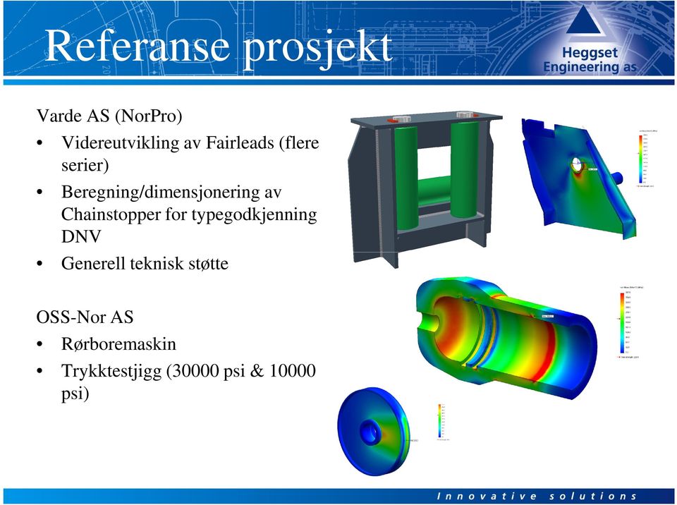 Chainstopper for typegodkjenning DNV Generell teknisk