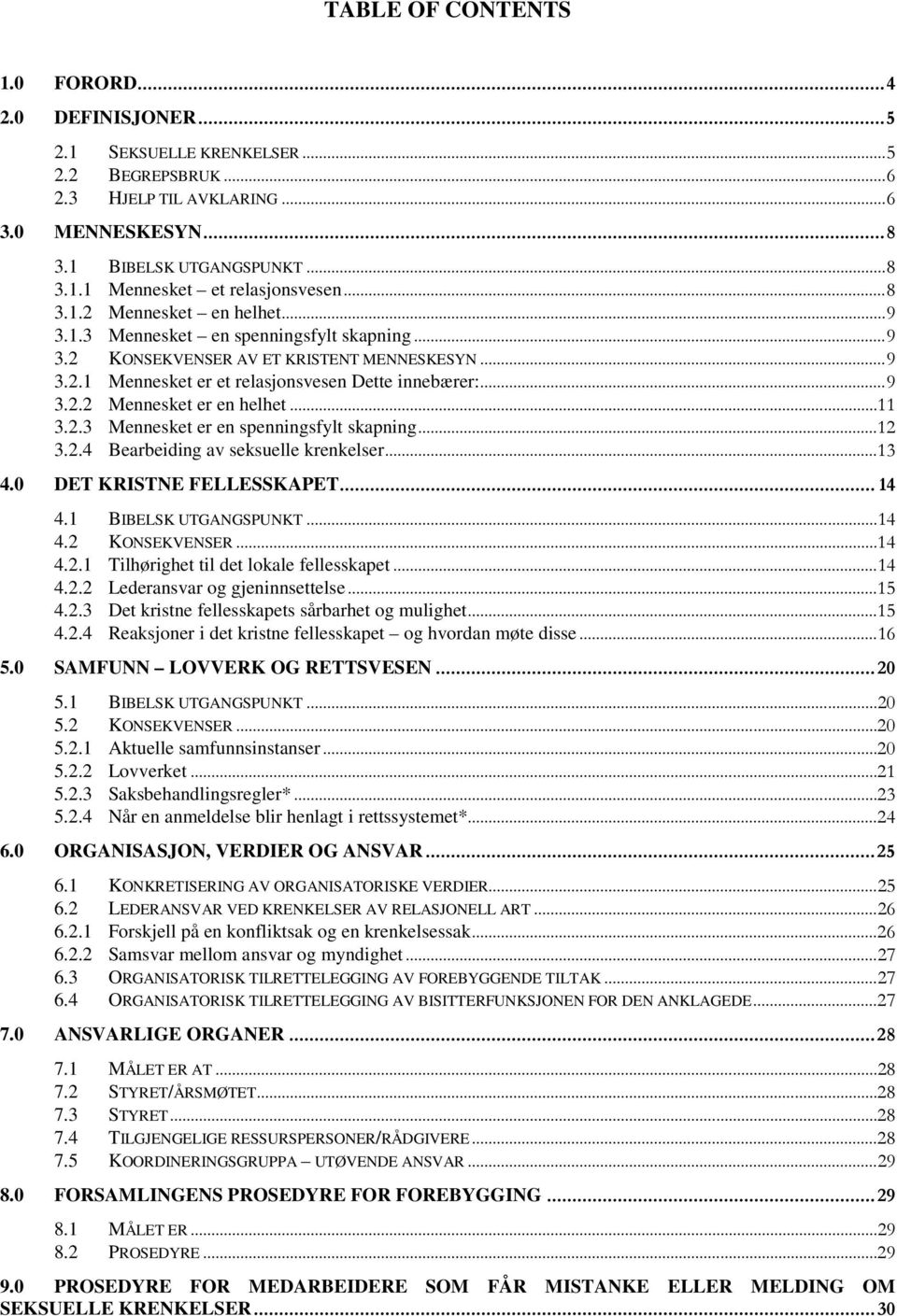 .. 11 3.2.3 Mennesket er en spenningsfylt skapning... 12 3.2.4 Bearbeiding av seksuelle krenkelser... 13 4.0 DET KRISTNE FELLESSKAPET... 14 4.1 BIBELSK UTGANGSPUNKT... 14 4.2 KONSEKVENSER... 14 4.2.1 Tilhørighet til det lokale fellesskapet.