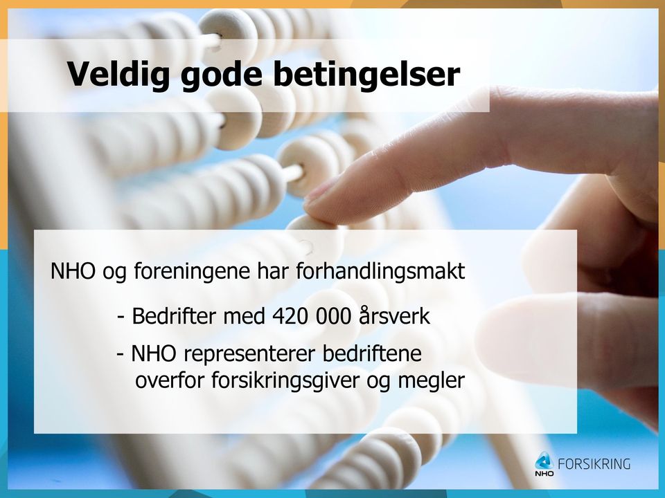 Bedrifter med 420 000 årsverk - NHO