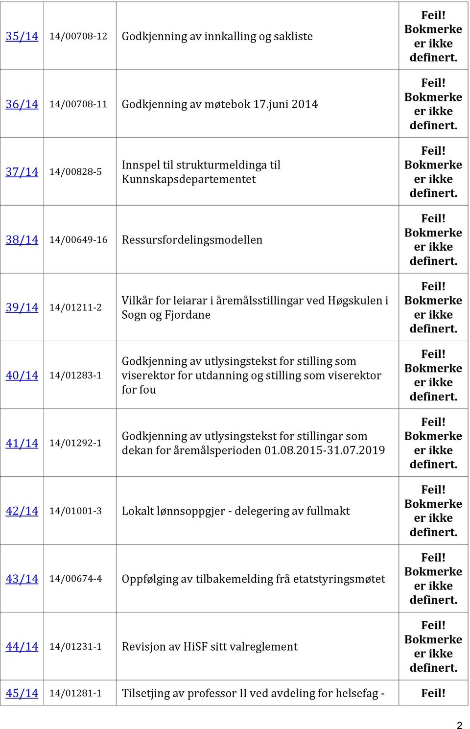 Bokmerke er ikke definert.