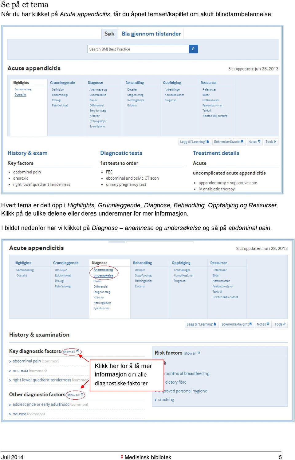 Klikk på de ulike delene eller deres underemner for mer informasjon.