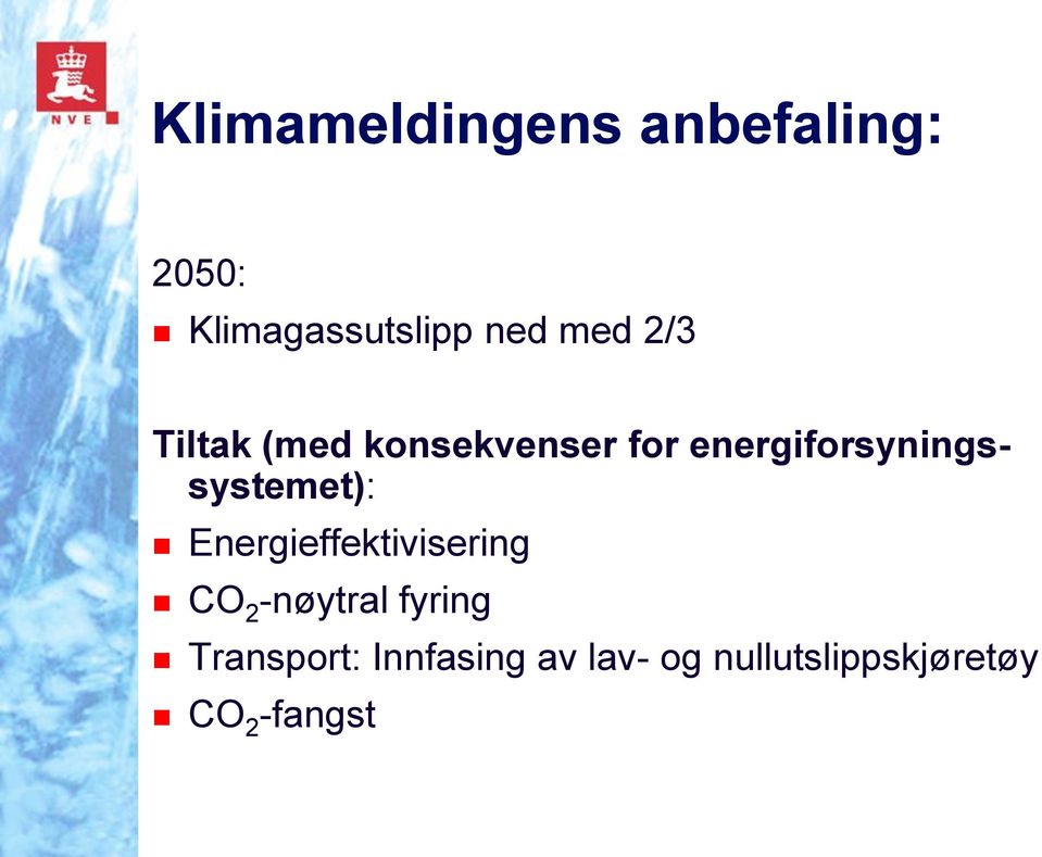 energiforsyningssystemet): Energieffektivisering CO 2