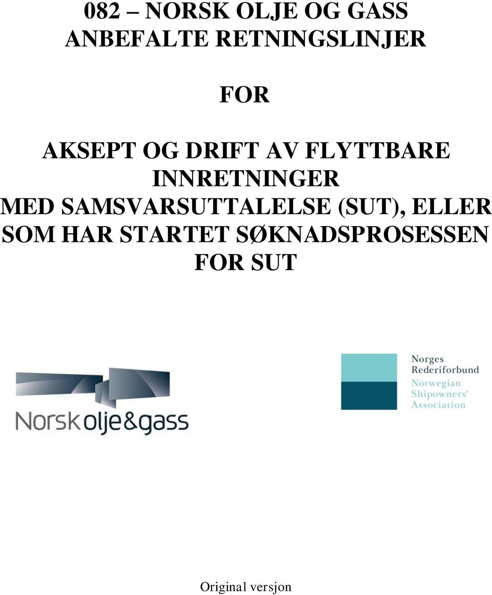 FLYTTBARE INNRETNINGER MED SAMSVARSUTTALELSE