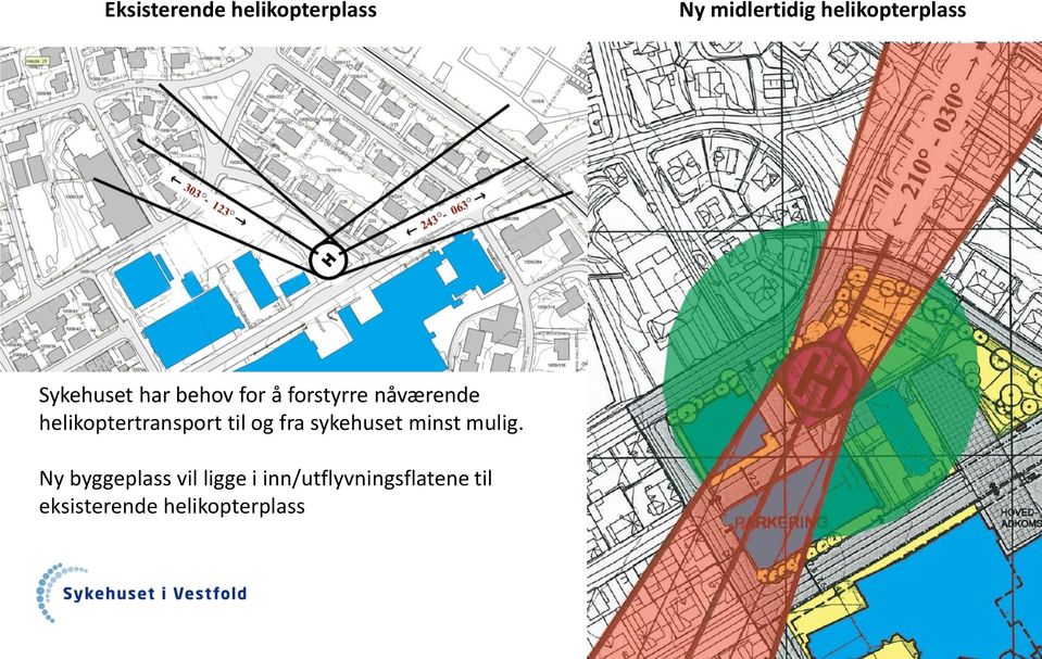 helikoptertransport til og fra sykehuset minst mulig.