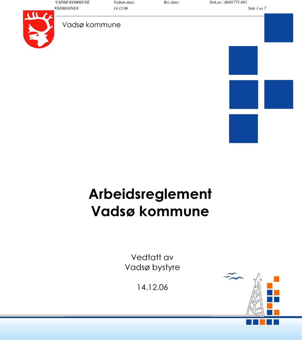 kommune Arbeidsreglement