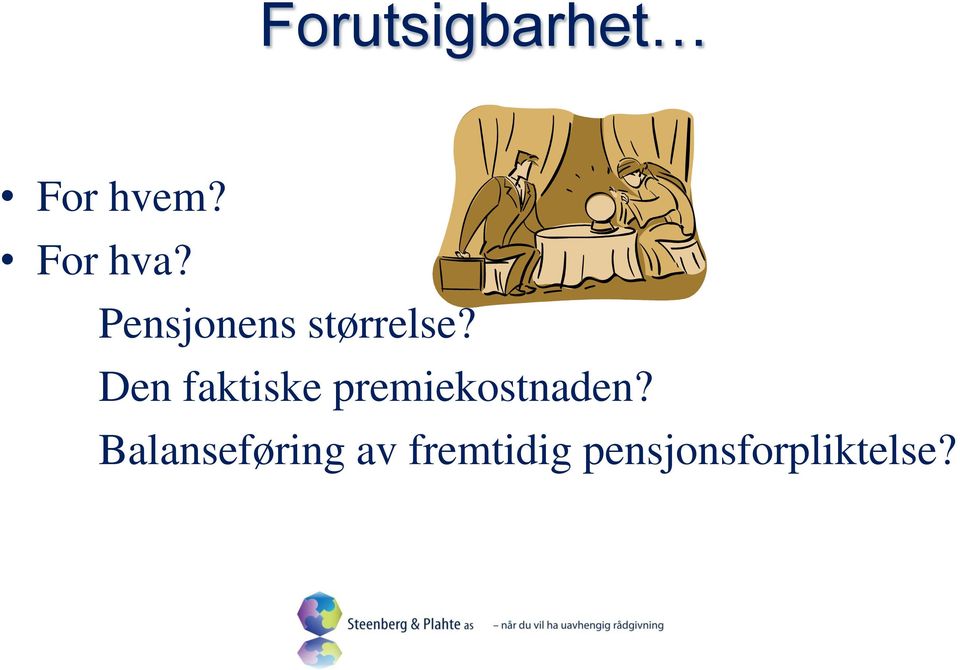 Den faktiske premiekostnaden?