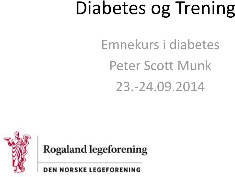 i diabetes Peter