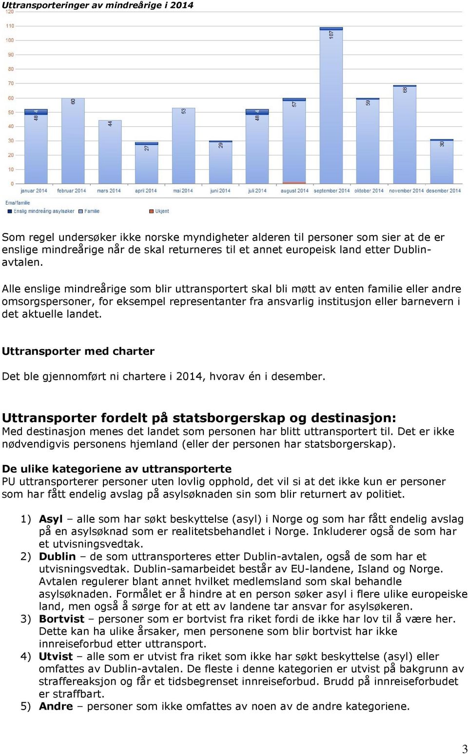 Alle enslige mindreårige som blir uttransportert skal bli møtt av enten familie eller andre omsorgspersoner, for eksempel representanter fra ansvarlig institusjon eller barnevern i det aktuelle