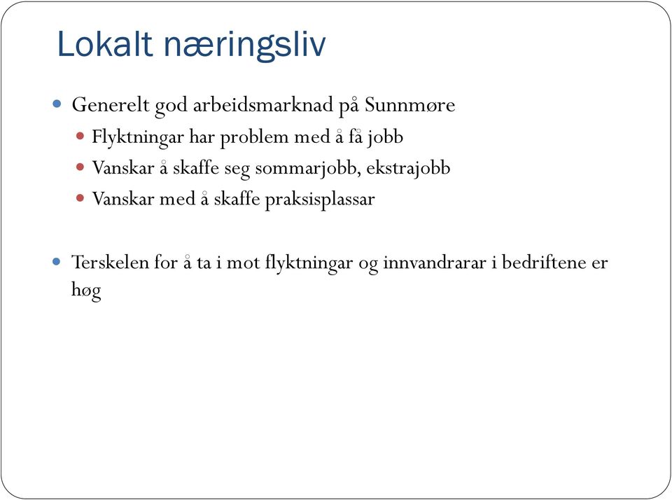 sommarjobb, ekstrajobb Vanskar med å skaffe praksisplassar