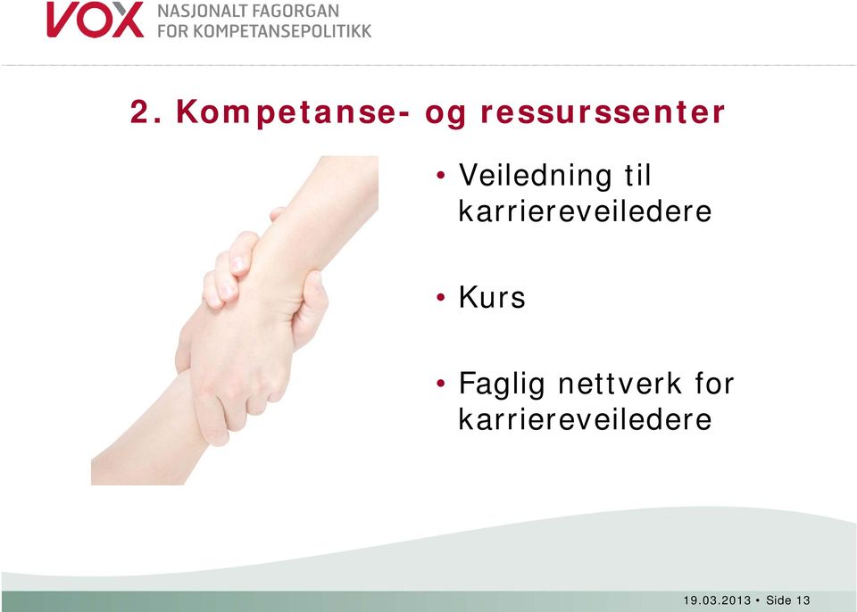 karriereveiledere Kurs Faglig