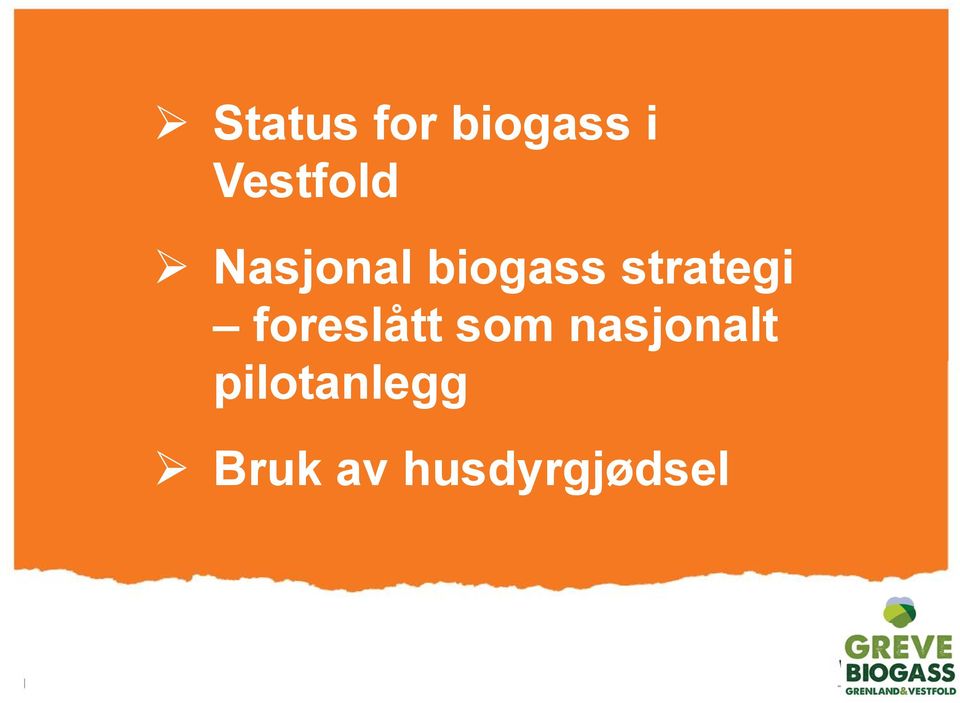 strategi foreslått som