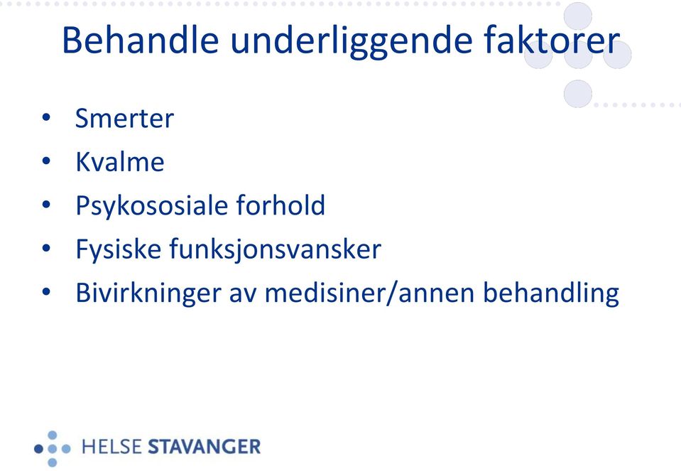 forhold Fysiske funksjonsvansker