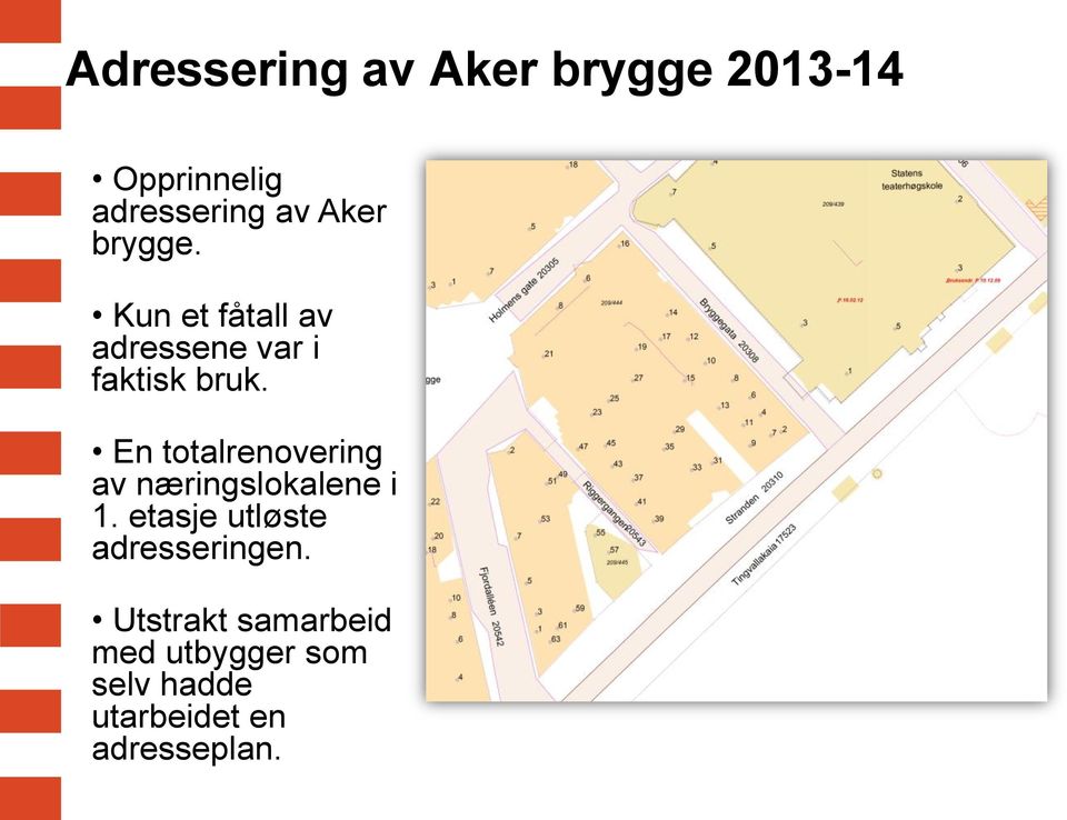 En totalrenovering av næringslokalene i 1.