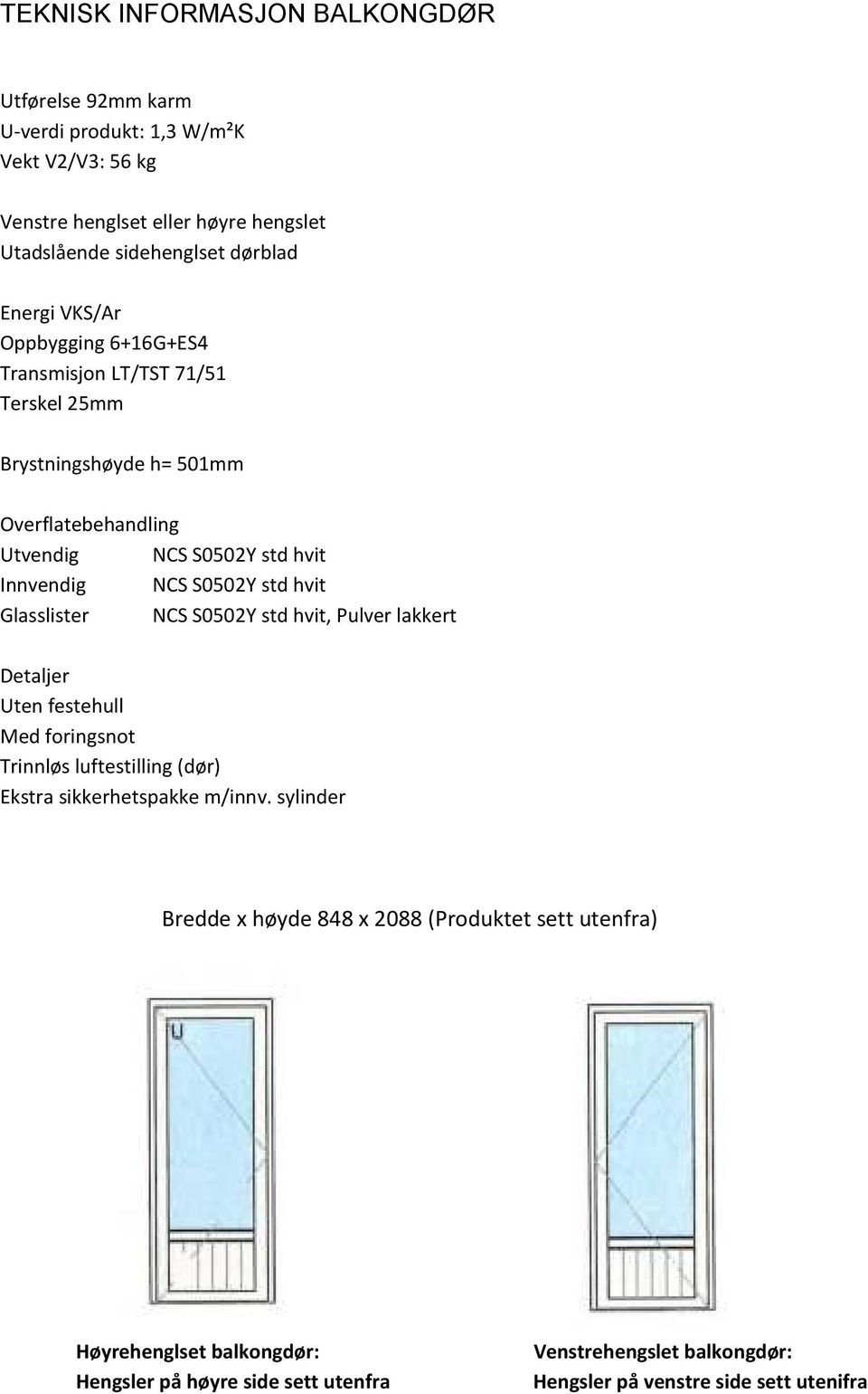 sikkerhetspakke m/innv.