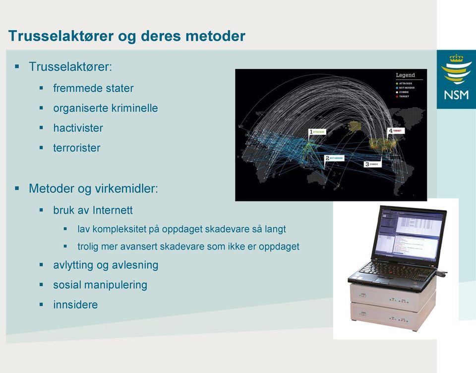 Internett lav kompleksitet på oppdaget skadevare så langt trolig mer