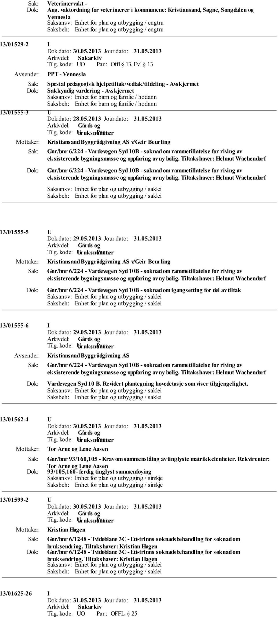 kode: UO Offl 13, Fvl 13 PPT - Vennesla Spesial pedagogisk hjelpetiltak/vedtak/tildeling - Sakkyndig vurdering - Saksansv: Enhet for barn og familie / hodann Saksbeh: Enhet for barn og familie /