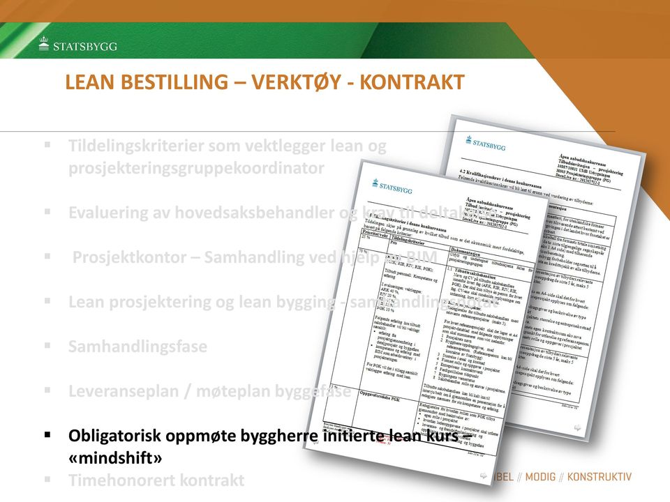 Prosjektkontor Samhandling ved hjelp av BIM Lean prosjektering og lean bygging - samhandlingsnotat