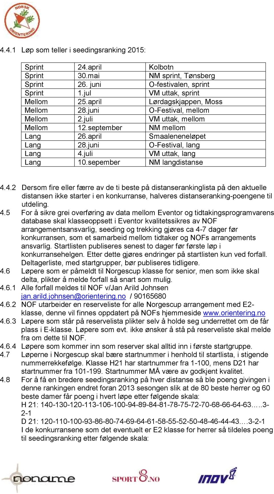 juli VM uttak, lang Lang 10.sepember NM langdistanse 4.