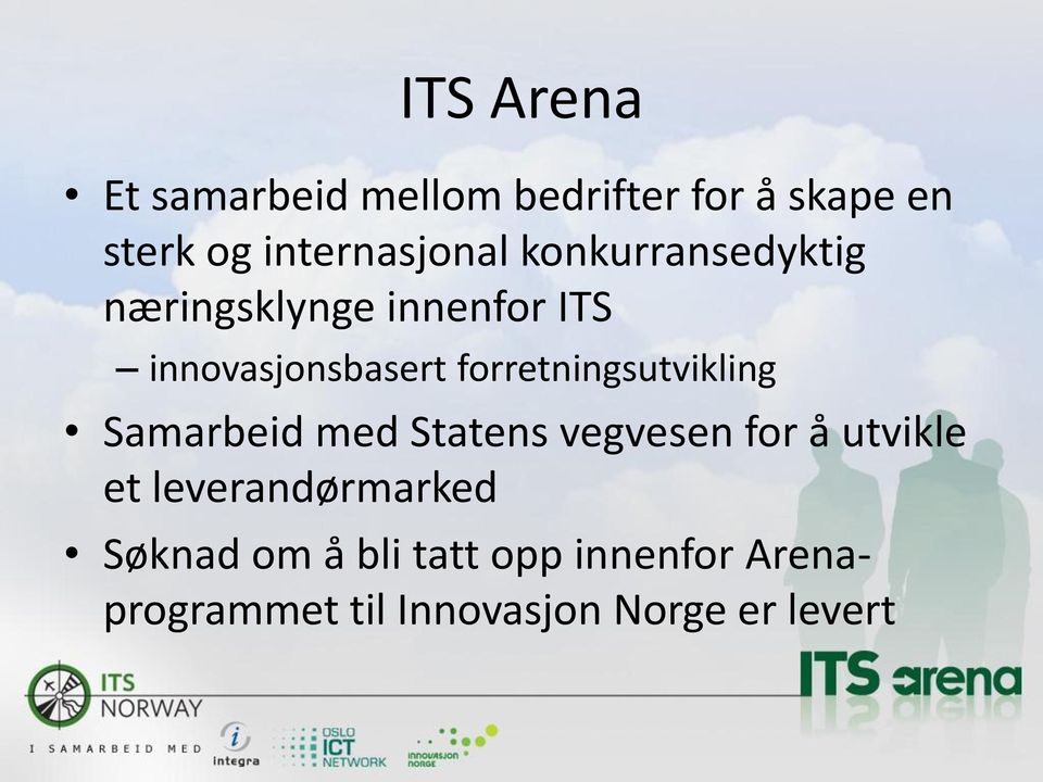 forretningsutvikling Samarbeid med Statens vegvesen for å utvikle et