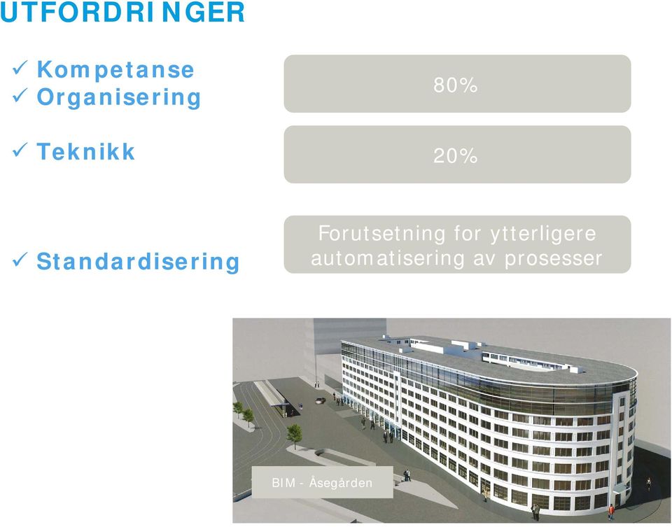 Standardisering Forutsetning for