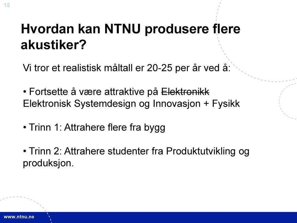 attraktive på Elektronikk Elektronisk Systemdesign og Innovasjon +