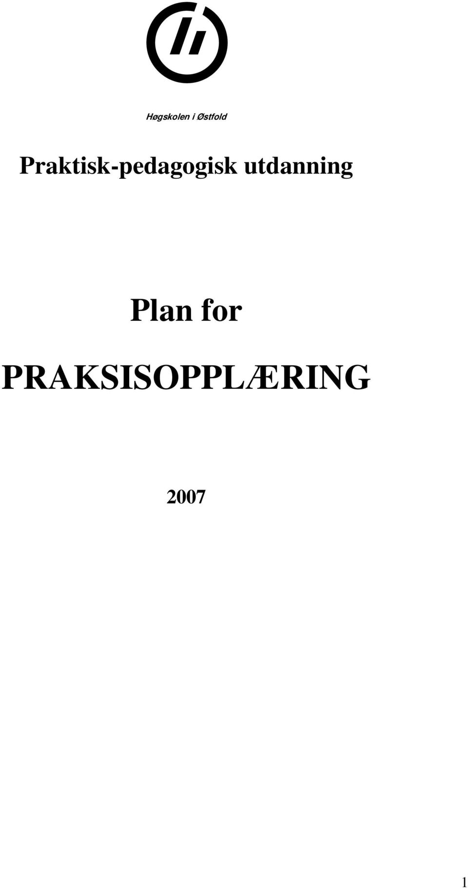 utdanning Plan for