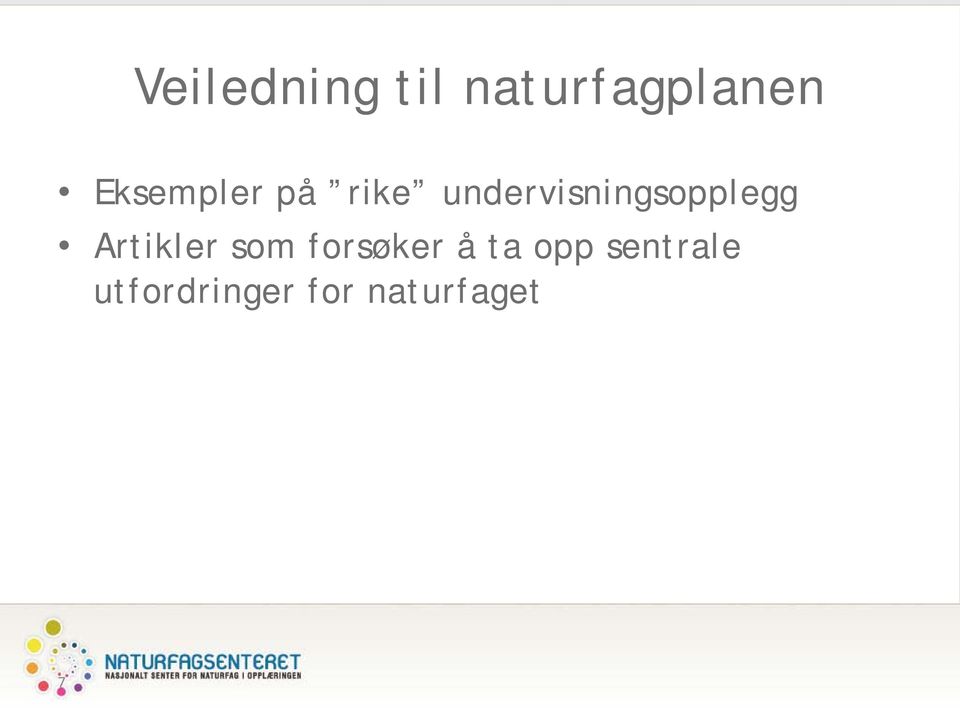 undervisningsopplegg Artikler som