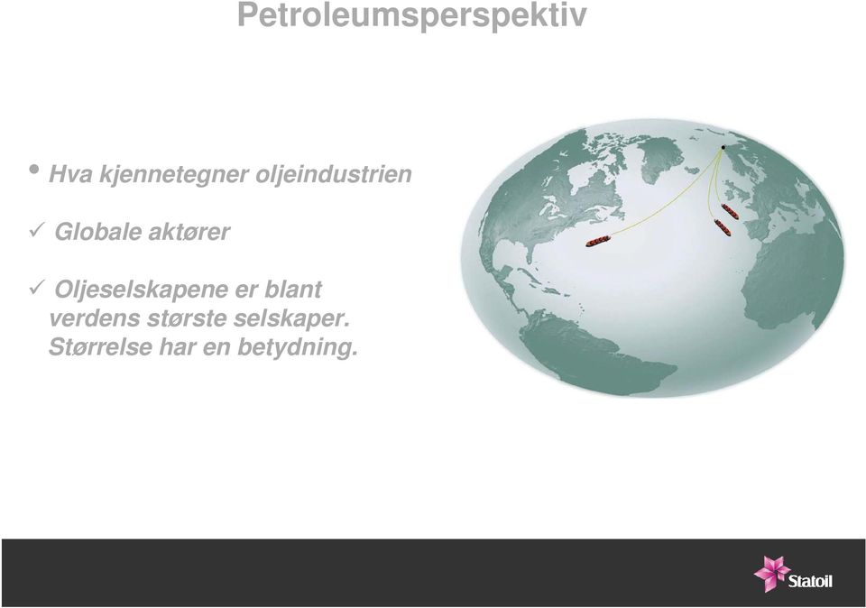 aktører Oljeselskapene er blant