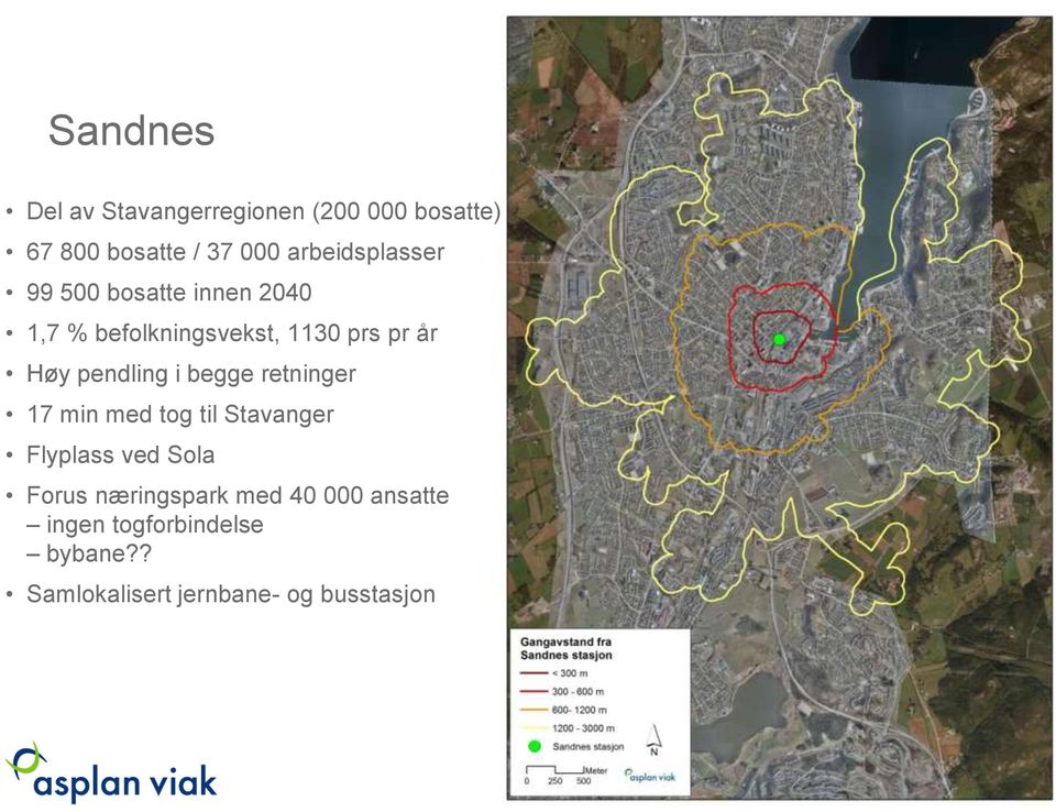 pendling i begge retninger 17 min med tog til Stavanger Flyplass ved Sola Forus