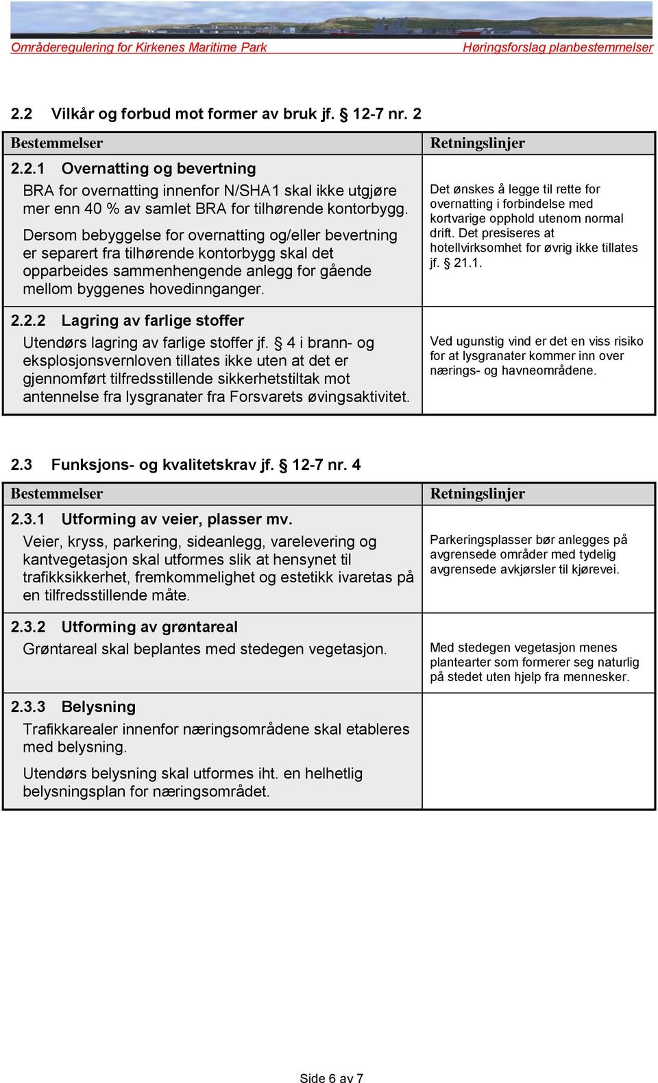 2.2 Lagring av farlige stoffer Utendørs lagring av farlige stoffer jf.