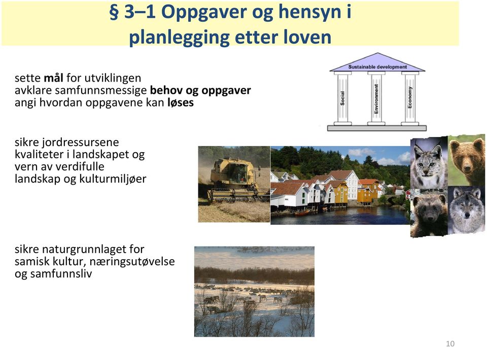 sikre jordressursene kvaliteter i landskapet og vern av verdifulle landskap og