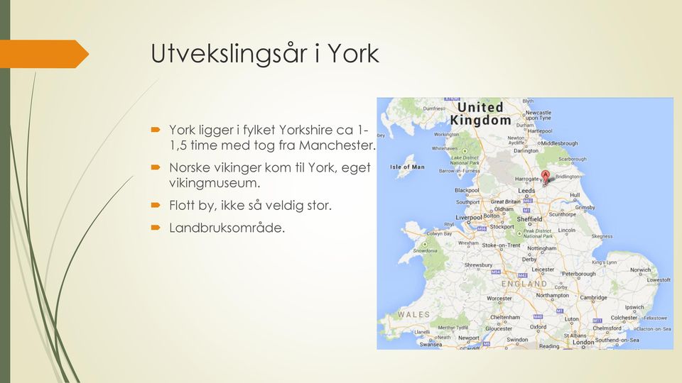 Norske vikinger kom til York, eget