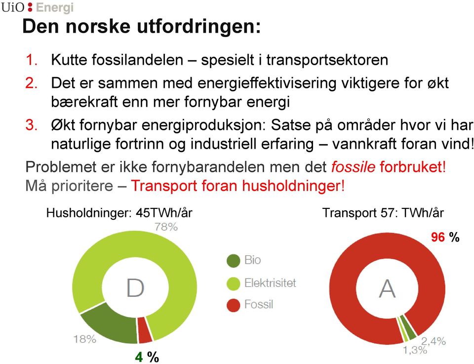 Økt fornybar energiproduksjon: Satse på områder hvor vi har naturlige fortrinn og industriell erfaring vannkraft