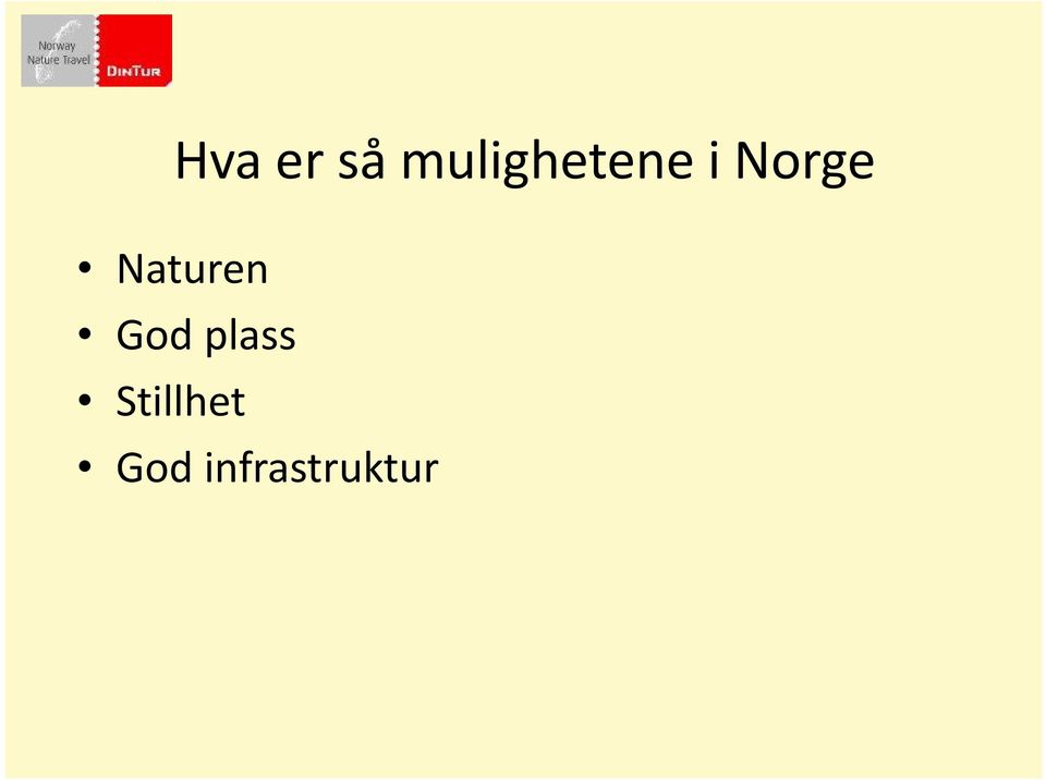 Norge Naturen God