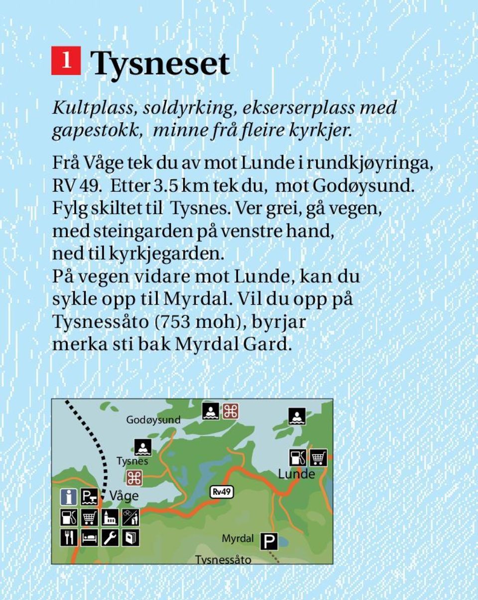 På vege vidare mot, ka du Til FlesladVil du opp på sykle opp til Myrdal.