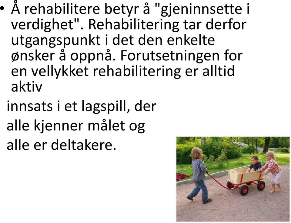 å oppnå.