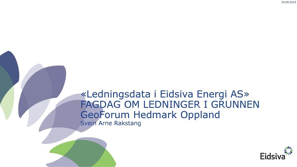 LEDNINGER I GRUNNEN GeoForum